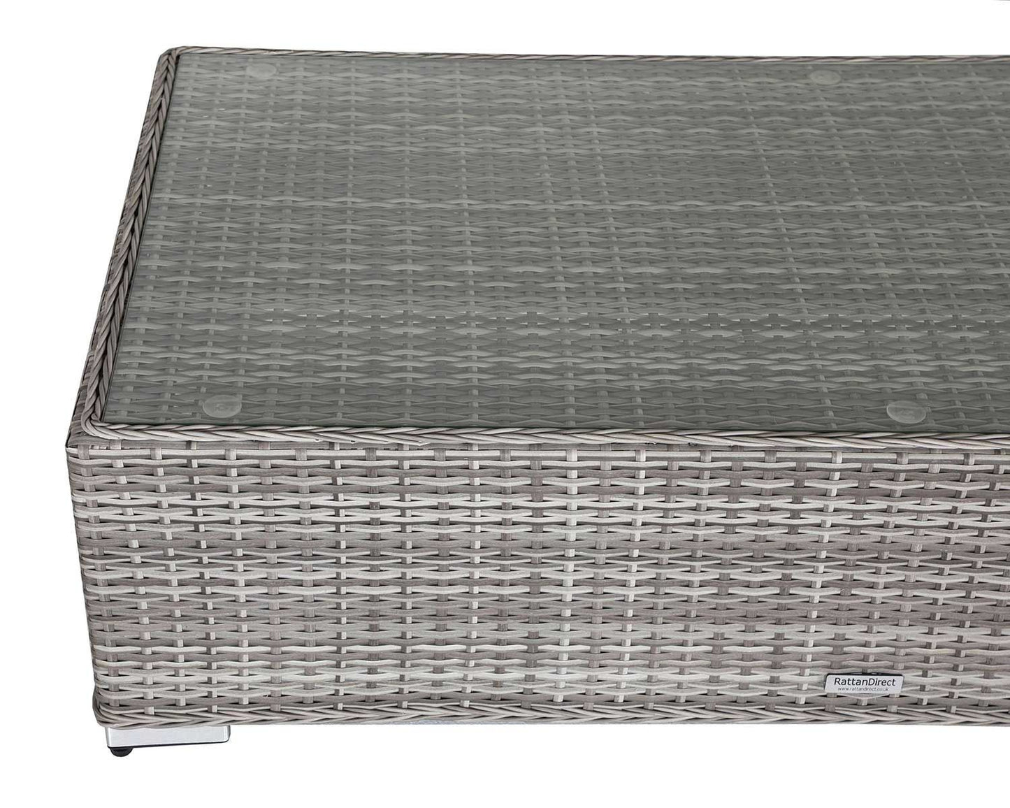 Monaco Ottoman in grey