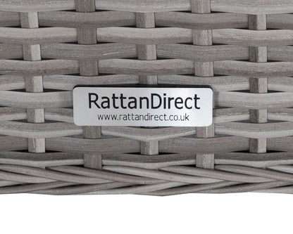 Monaco Ottoman in grey